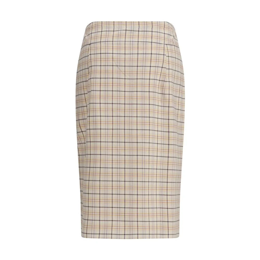 Prada Multicolor Cotton Midi Skirt - IT42 | L