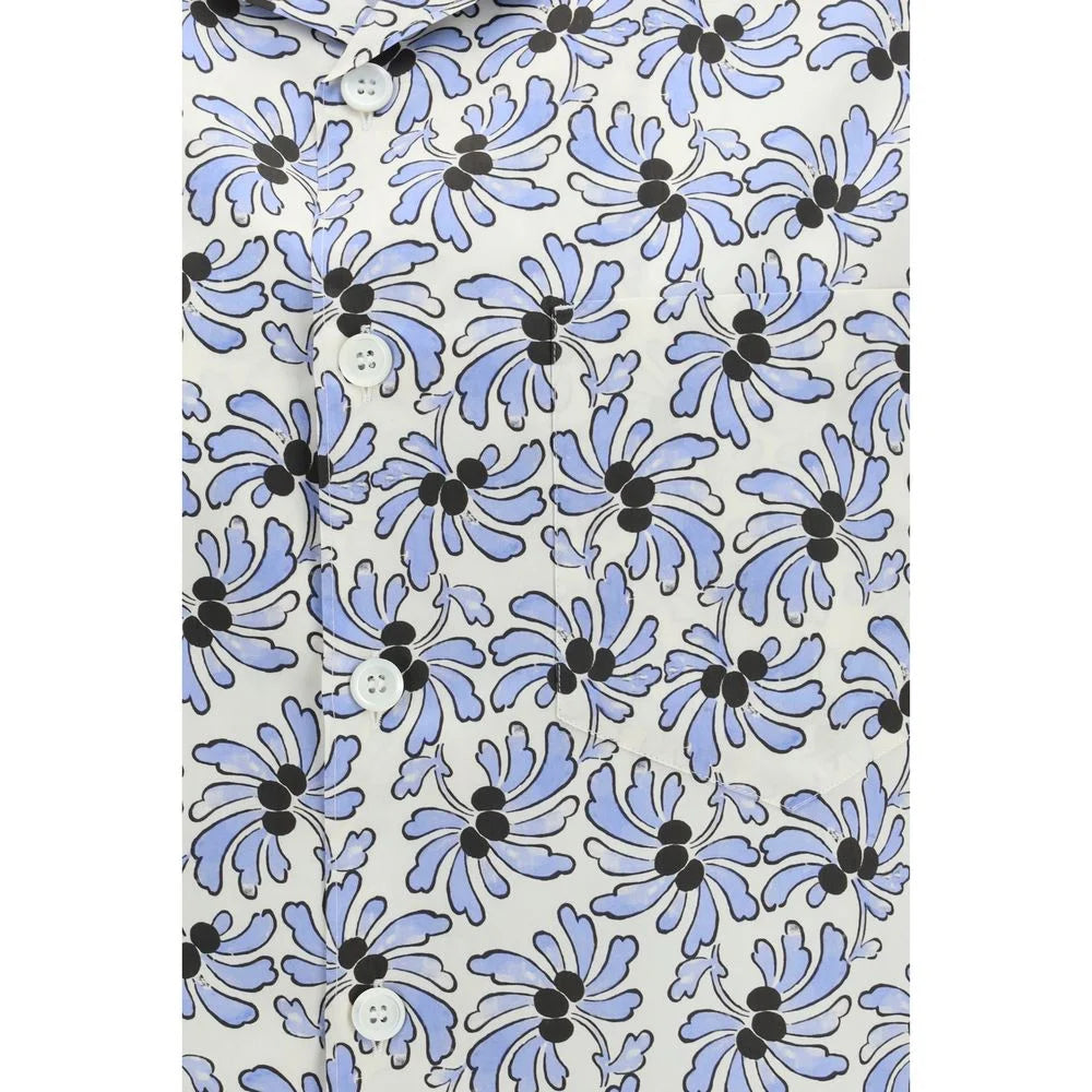 Prada Multicolor Cotton Pattern Shirt