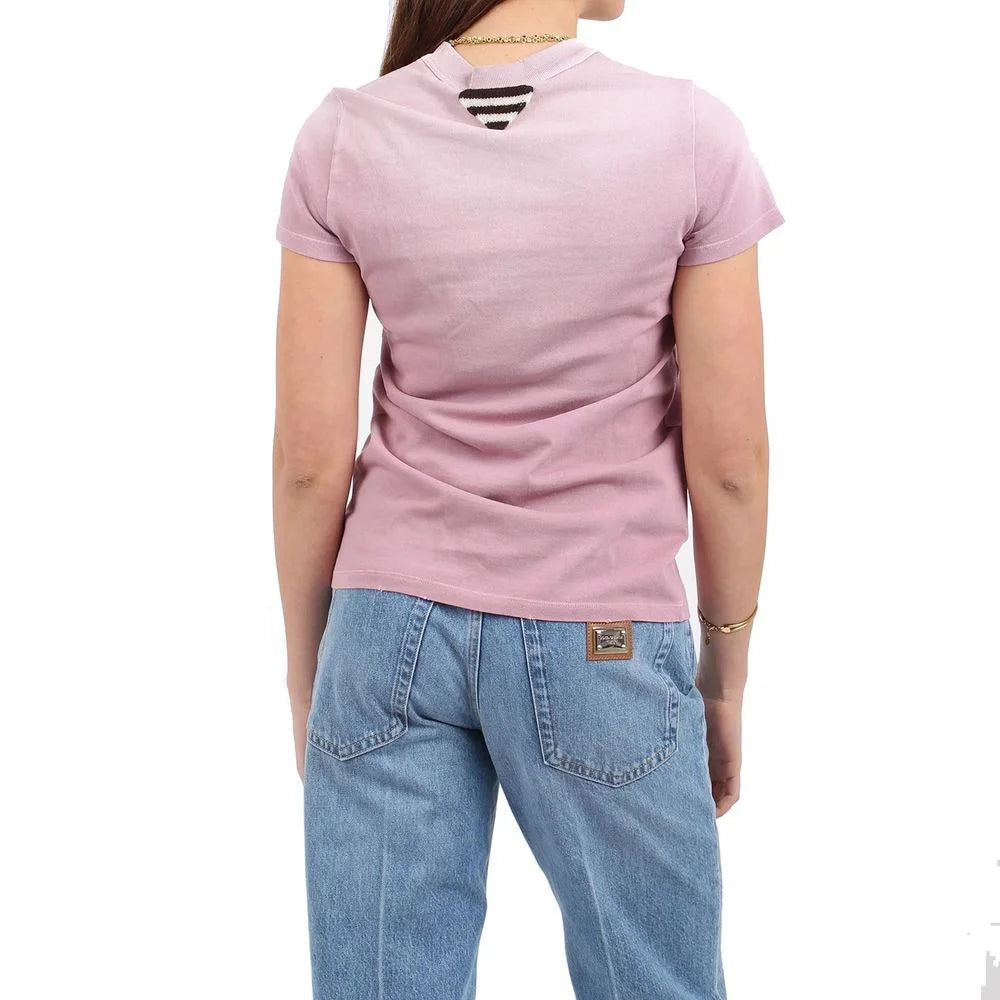 Tricou multicolor Prada din bumbac