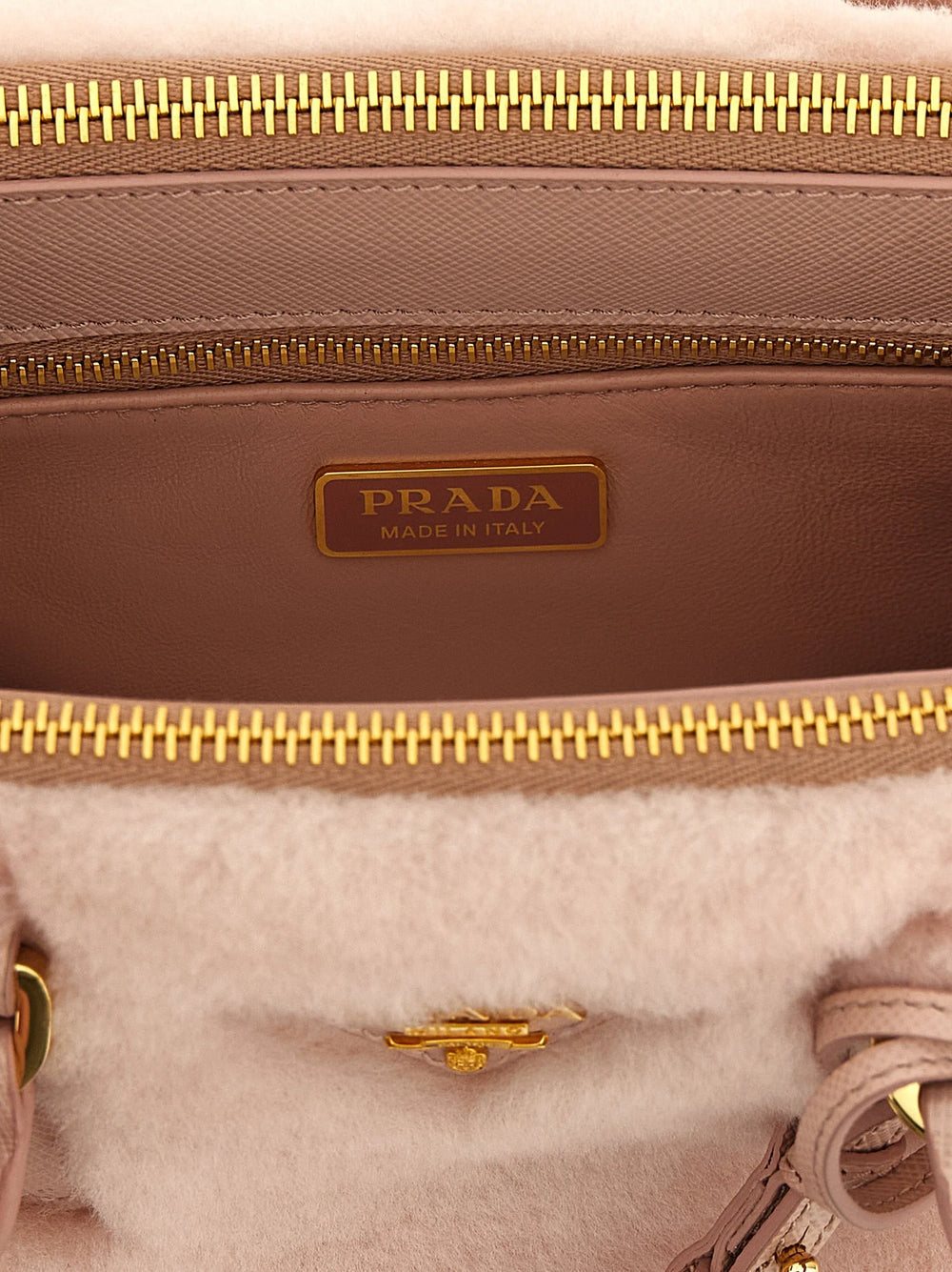 Prada Multicolor Lamb Leather Handbag