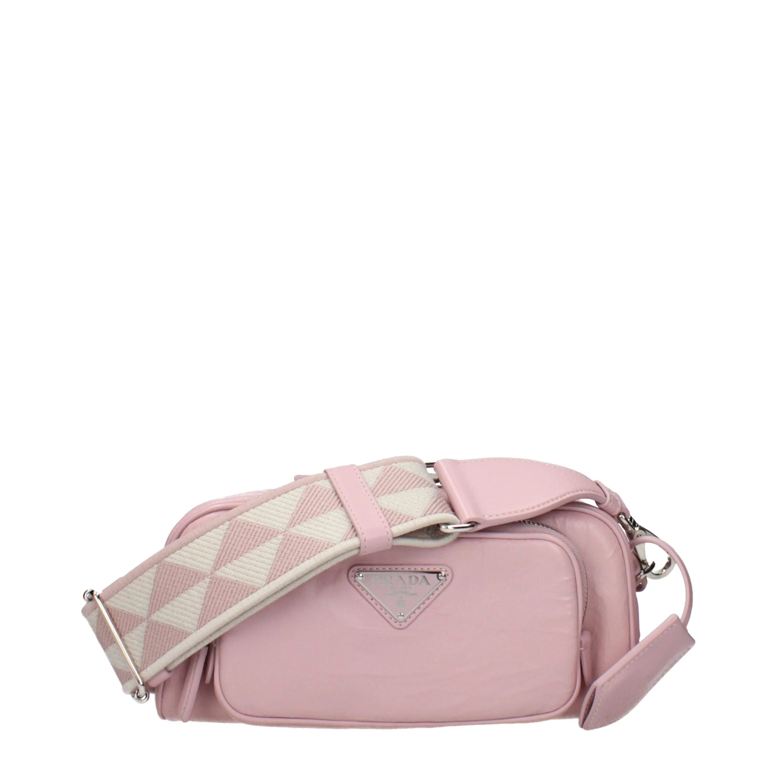 Prada Pink Leather Crossbody Bag