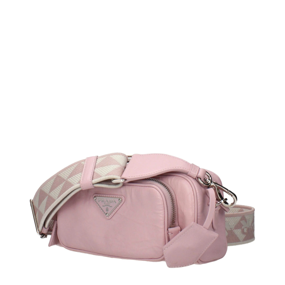 Prada Pink Leather Crossbody Bag