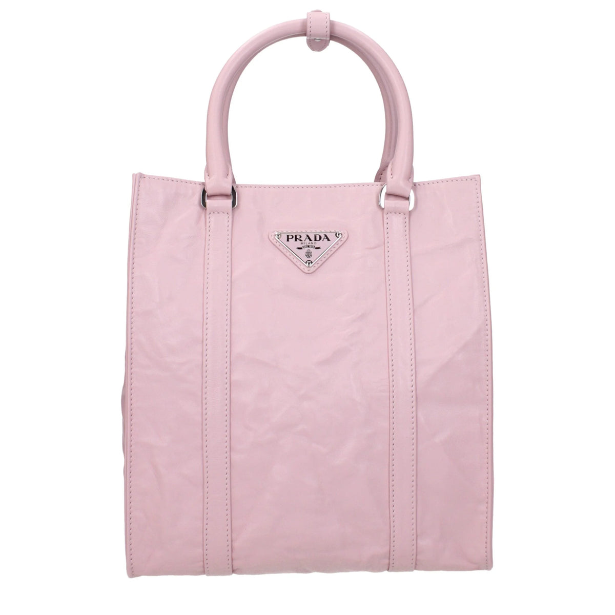 Prada Pink Leather Handbags