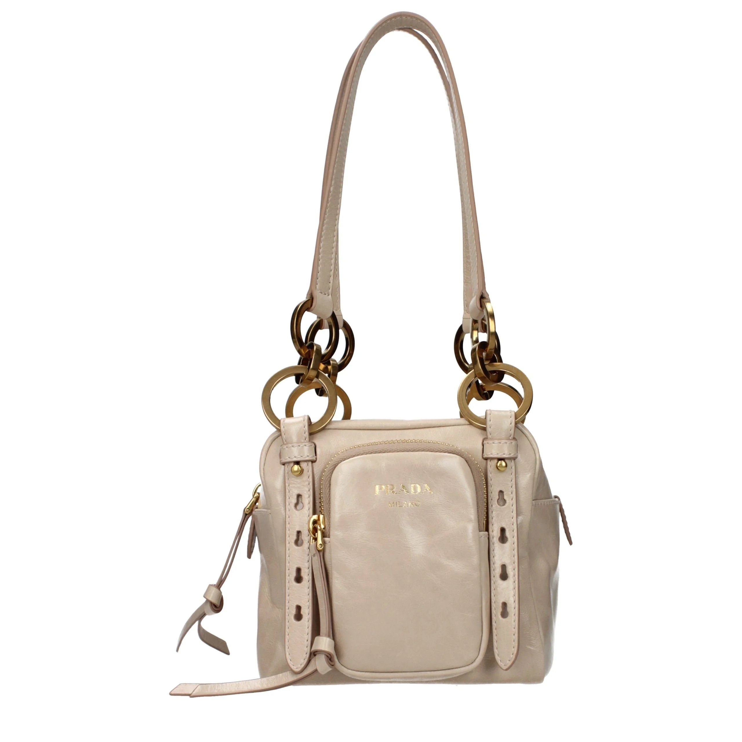 Prada Sac bandoulière en cuir rose