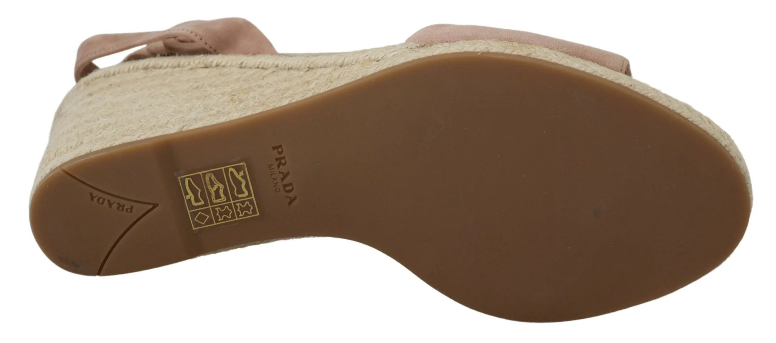 Prada Pink Suede Leather Ankle Strap Sandals - Sandals