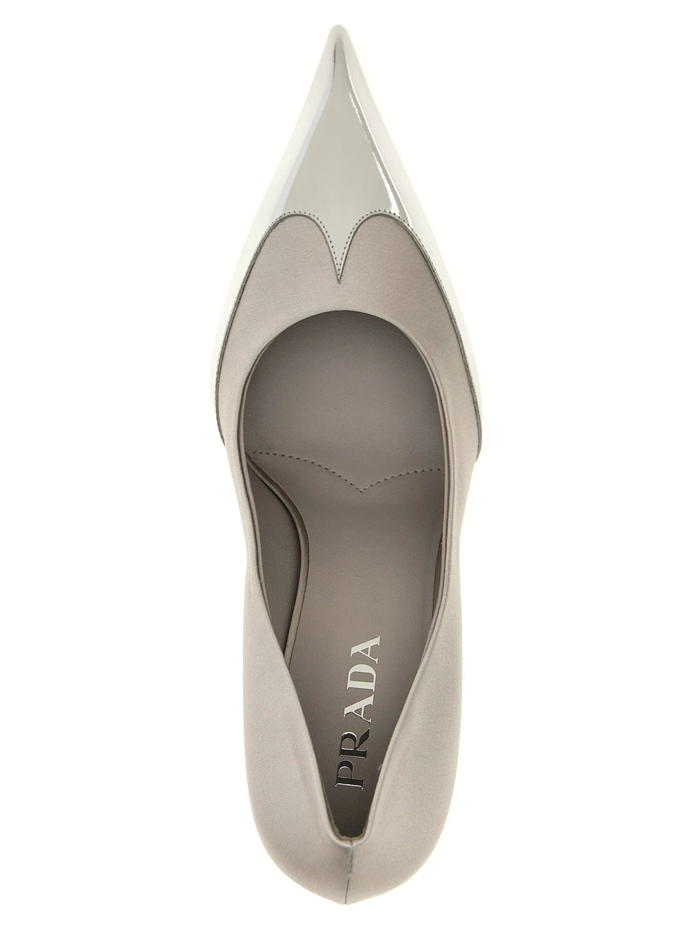 Prada Silver Viscose High Heel Pumps - EU36/US6