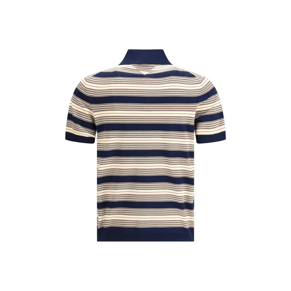 Prada Striped cotton Polo - Polos