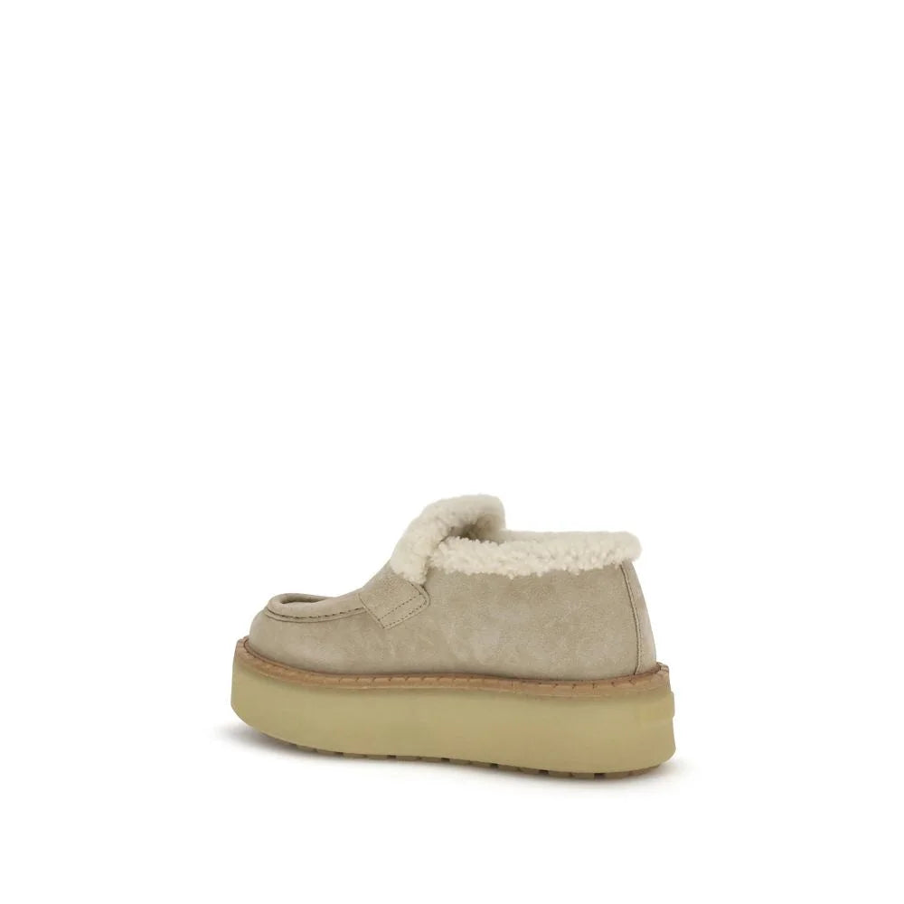 Prada Suede Loafers with shearling - EU37.5/US7.5 - Flats