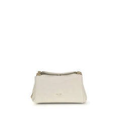 Bolsa de ombro em couro de bezerro branco Prada Bos Taurus