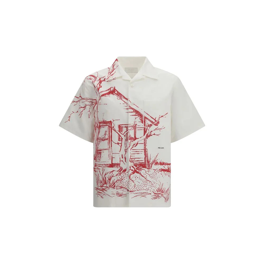 Prada White Cotton Shirt