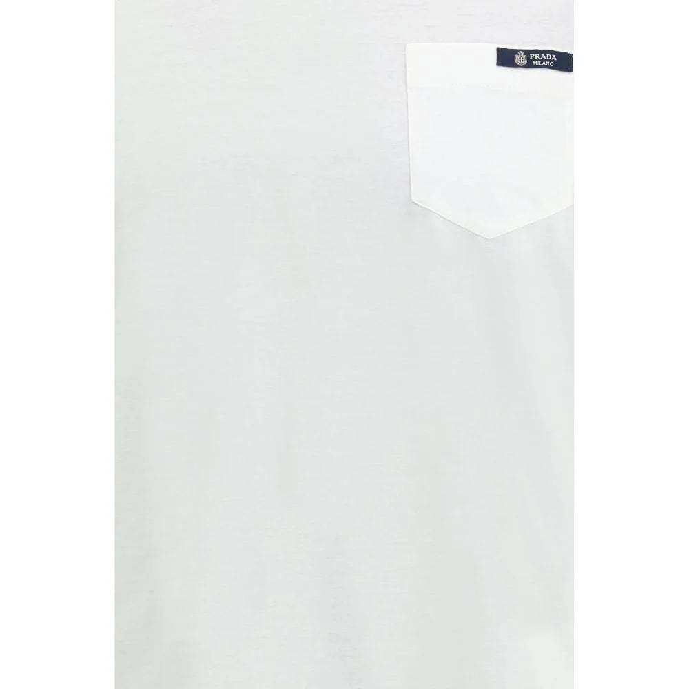 Prada White Cotton T-Shirt