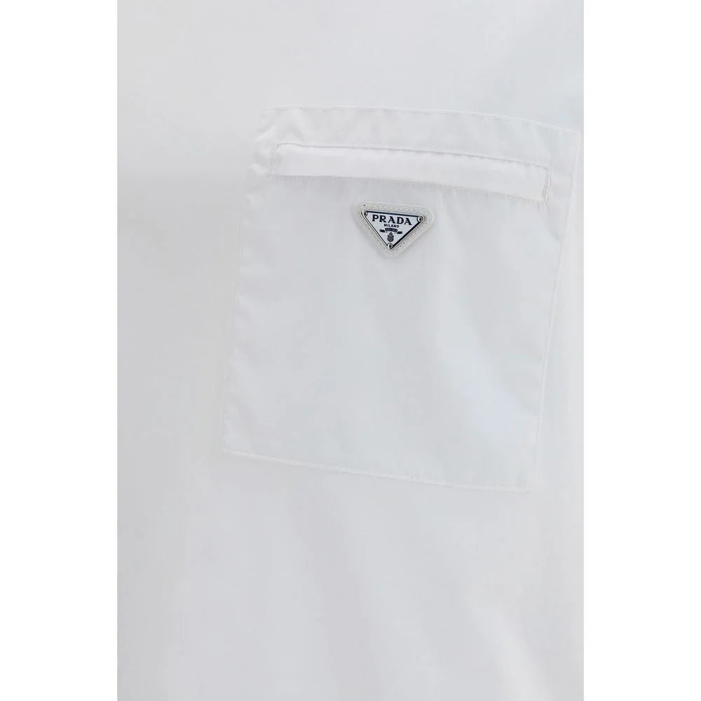 Prada Biały T-shirt z bawełny - S