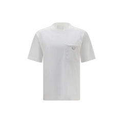 Prada Biały T-shirt z bawełny - S