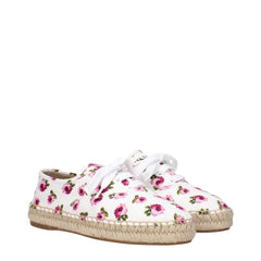 Prada White Fabric Espadrilles - EU36.5/US6.5