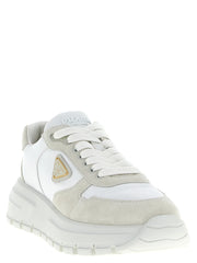 Prada White Polyamide Athletic Sneakers - EU36.5/US6.5