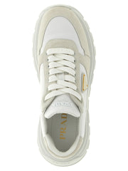 Prada White Polyamide Athletic Sneakers - EU36.5/US6.5