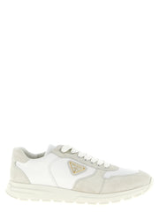Prada White Polyamide Low Top Sneakers - EU37.5/US7.5