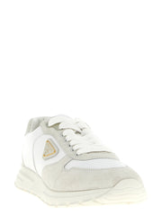 Prada White Polyamide Low Top Sneakers - EU37.5/US7.5