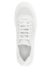 Prada White Polyester Athletic Sneakers