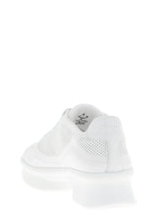 Prada White Polyester Athletic Sneakers