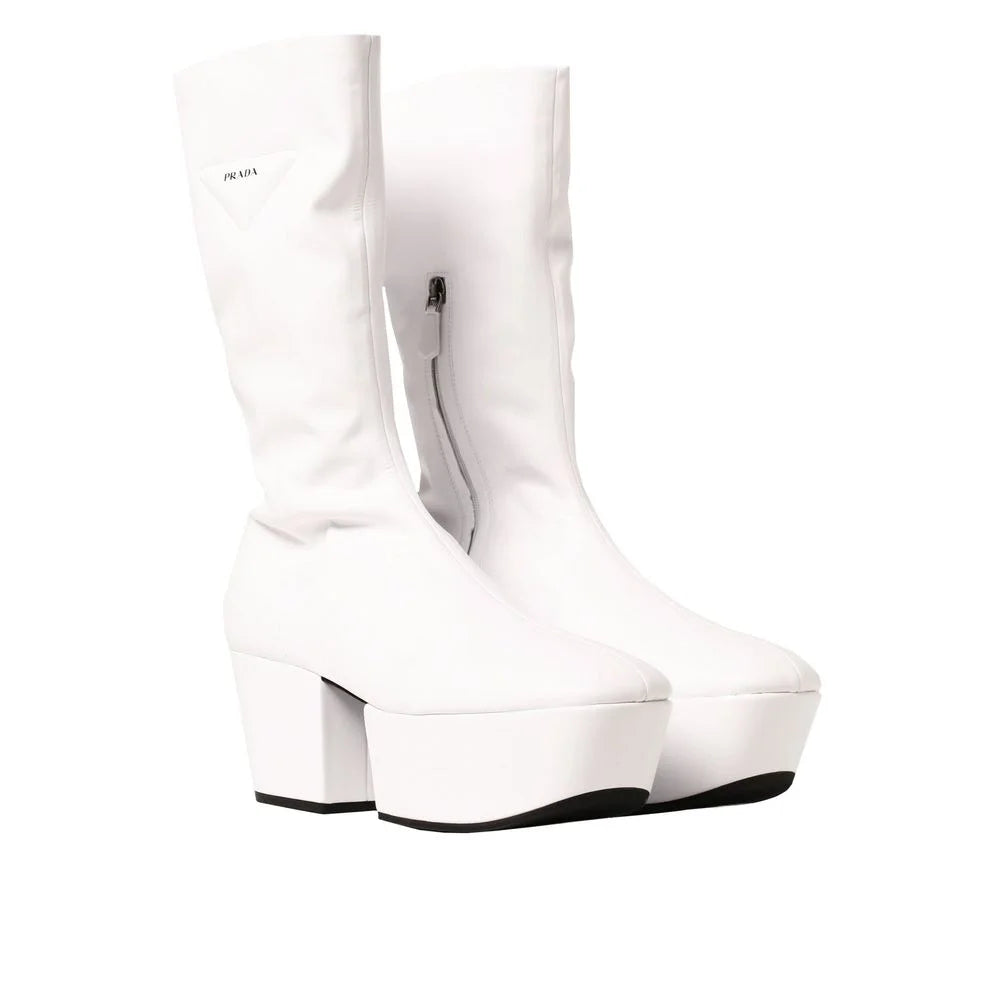 Prada White Polyethylene Boots - EU37.5/US7.5