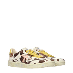 Premiata Beige Leather Low Top Sneakers - EU40/US10