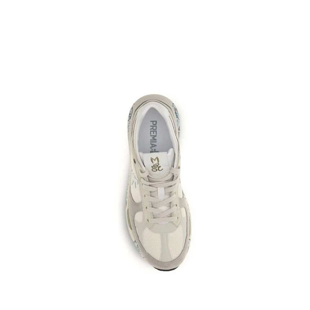 Premiata Beige Polyamide Low Top Sneakers - EU42/US9