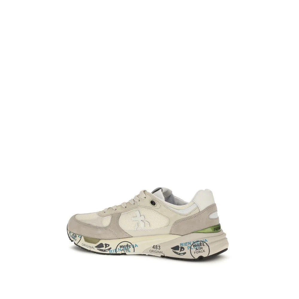 Premiata Beige Polyamide Low Top Sneakers - EU42/US9