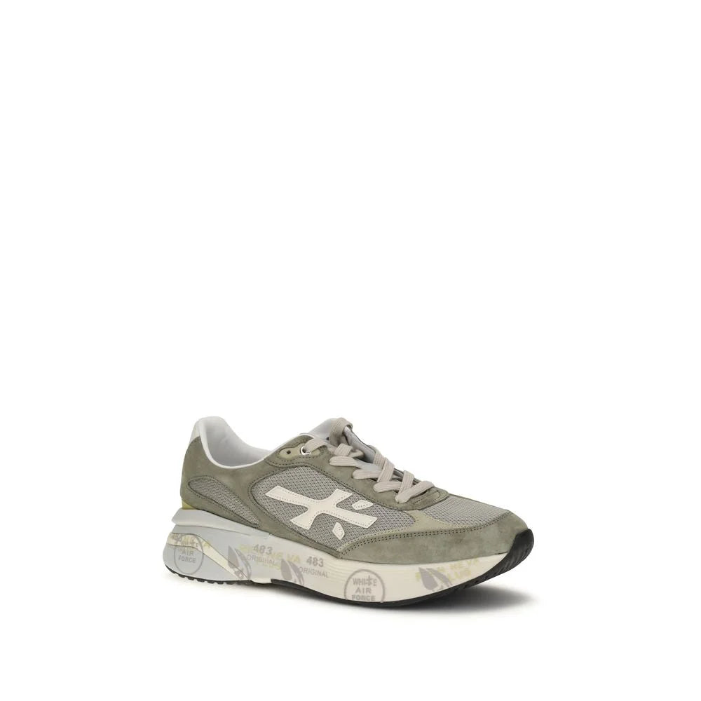 Premiata Bicolor Calf Leather Bos Taurus Low Top Sneakers