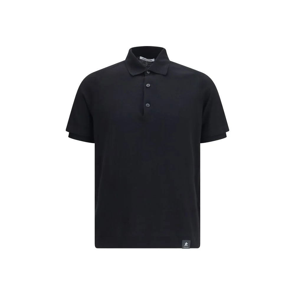 Premiata Black Cotton Polo Shirt
