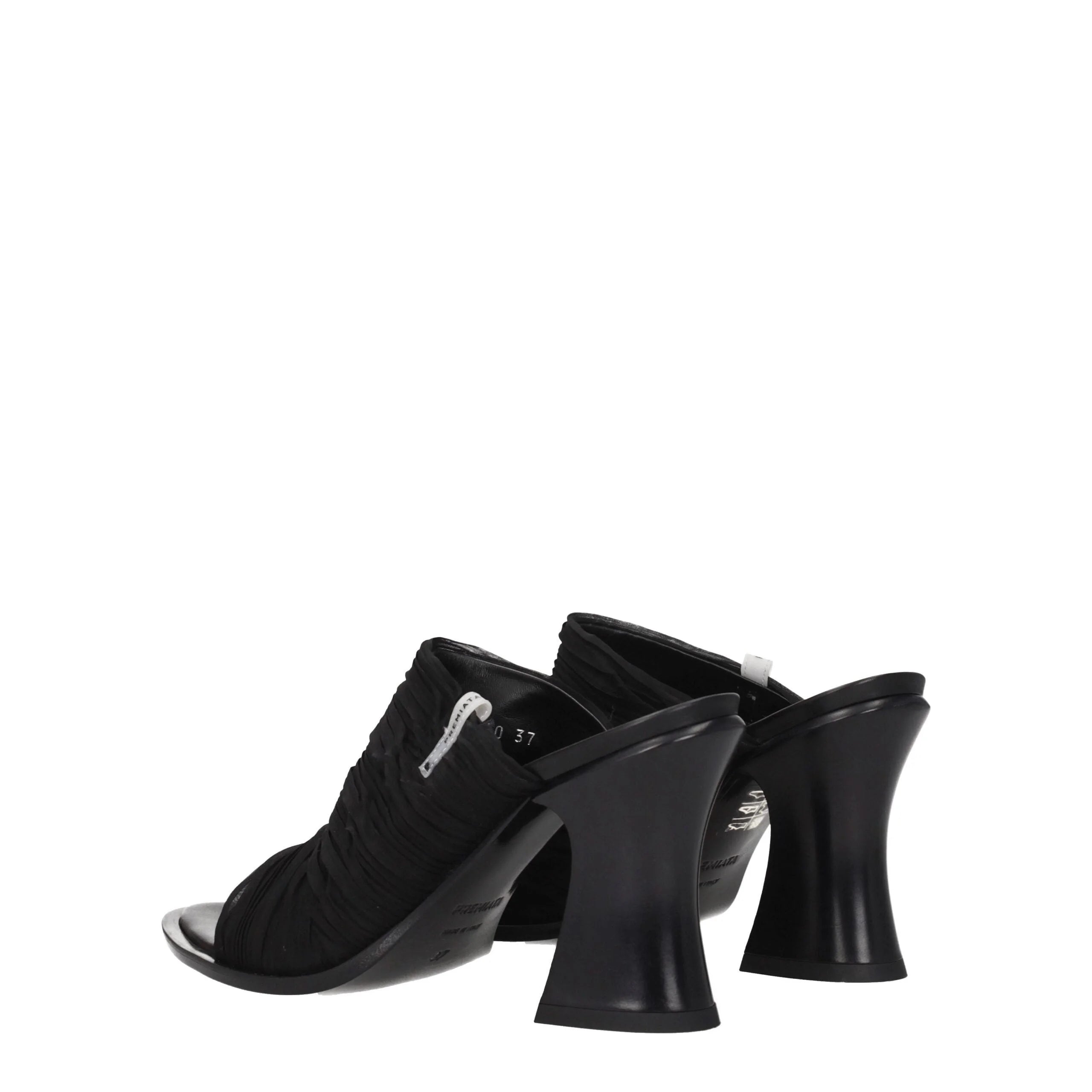 Premiata Black Fabric Platforms - EU37/US7