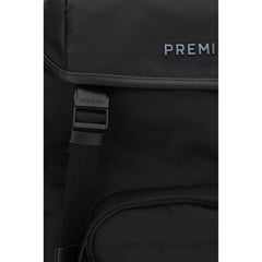 Premiata Black Nylon Backpack