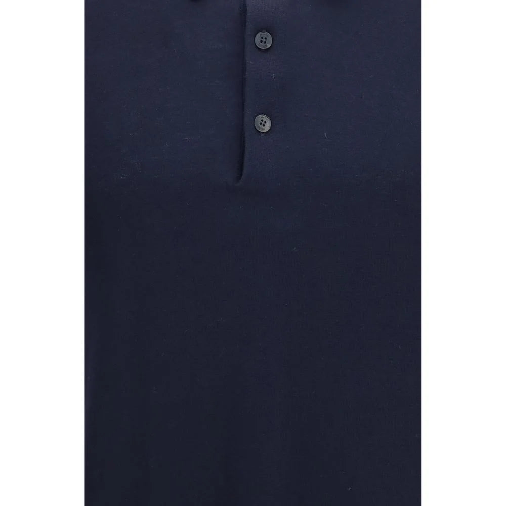 Premiata Blue Cotton Polo Shirt