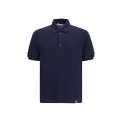 Premiata Blue Cotton Polo Shirt