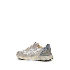 Premiata Gray Polyester Low Top Sneakers