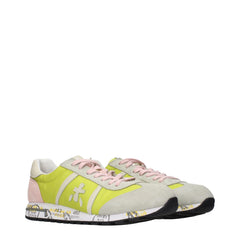 Premiata Green Fabric Sneakers - EU39/US9