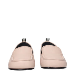 Premiata Pink Leather Slip-On Loafers - Flats