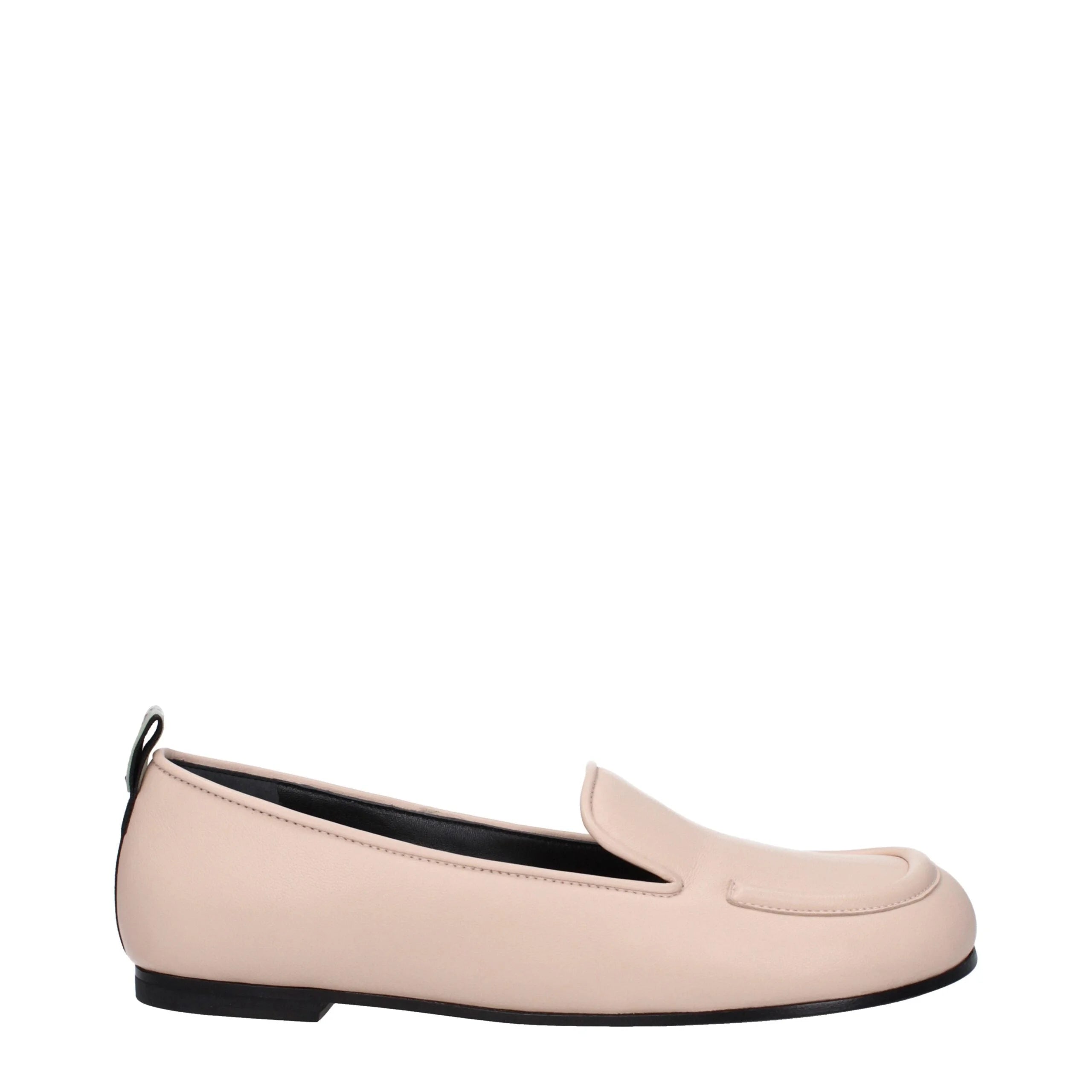 Premiata Pink Leather Slip-On Loafers - Flats