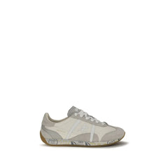 Premiata White Calf Leather Bos Taurus Low Top Sneakers