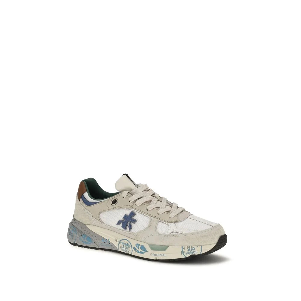 Premiata White Polyamide Athletic Sneakers - EU42/US9