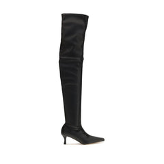 Proenza Schouler Black Polyurethane Over The Knee