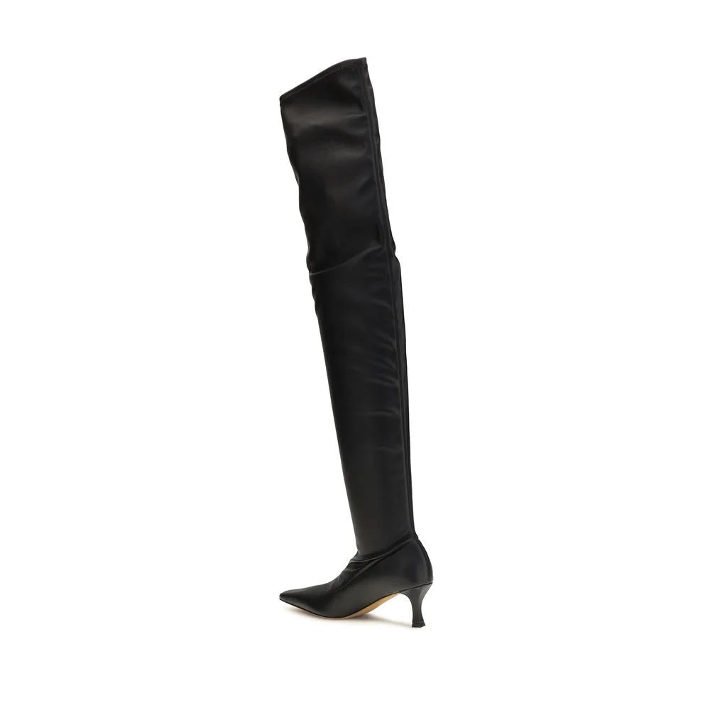 Proenza Schouler Black Polyurethane Over The Knee