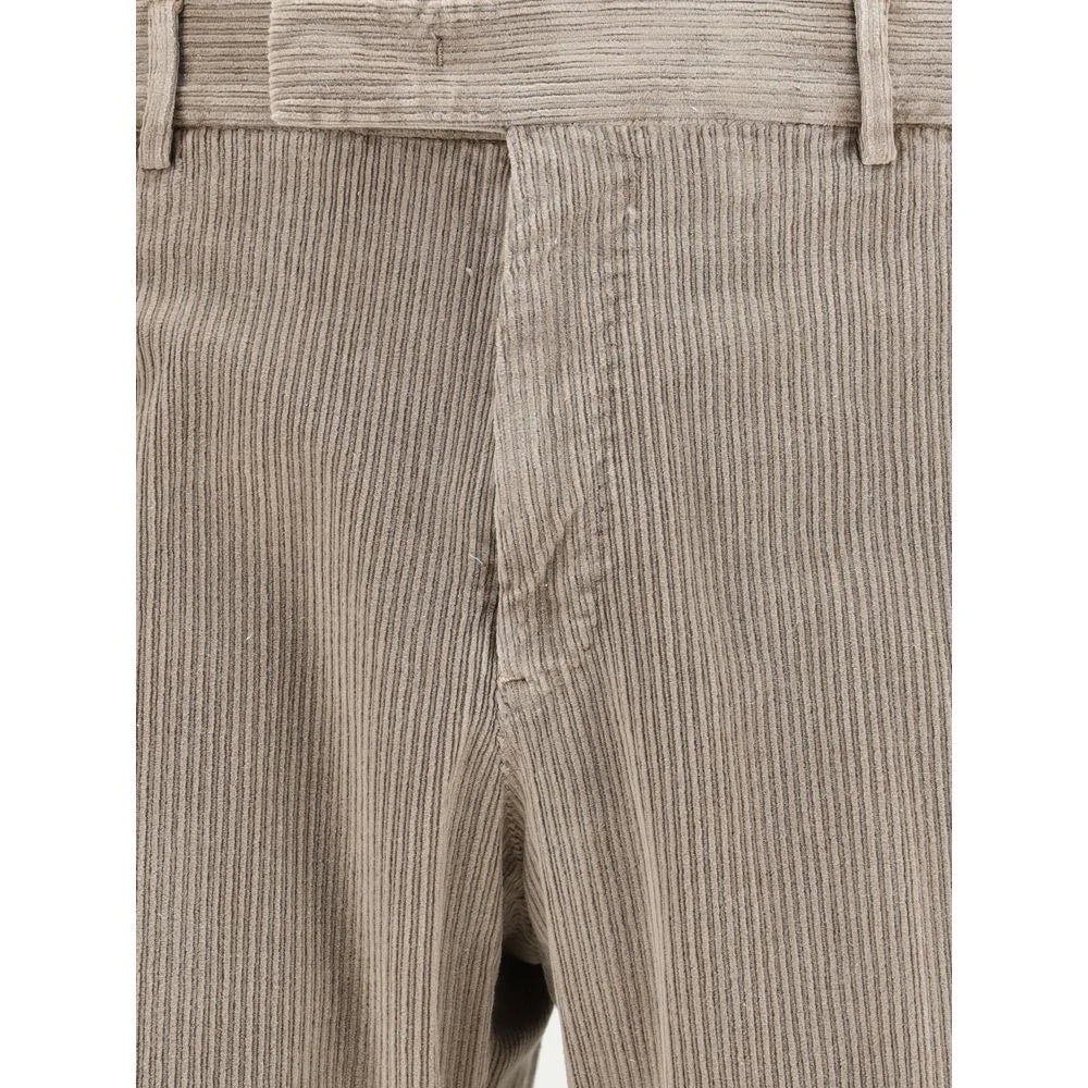 PT Torino Beige Cotton Pants - IT54 | XXL