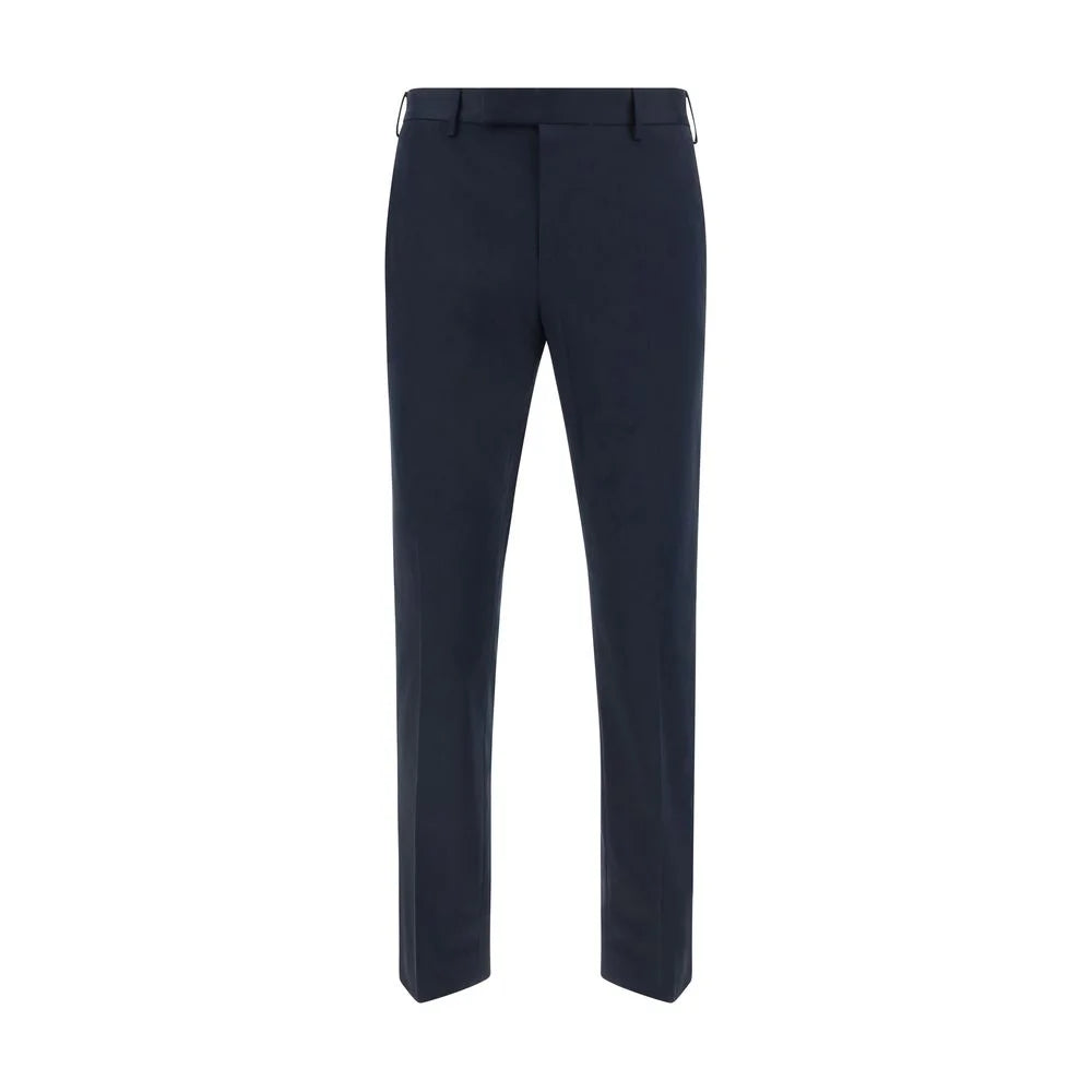 PT Torino Blue Cotton Casual Pants