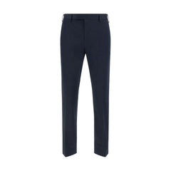 PT Torino Blue Cotton Casual Pants