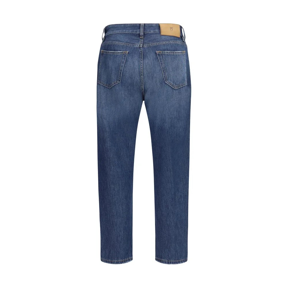 PT Torino Blue Cotton Jeans Denim