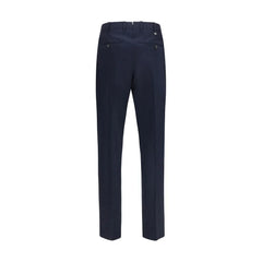 PT Torino Blue Wool Oves Aries Casual Pants