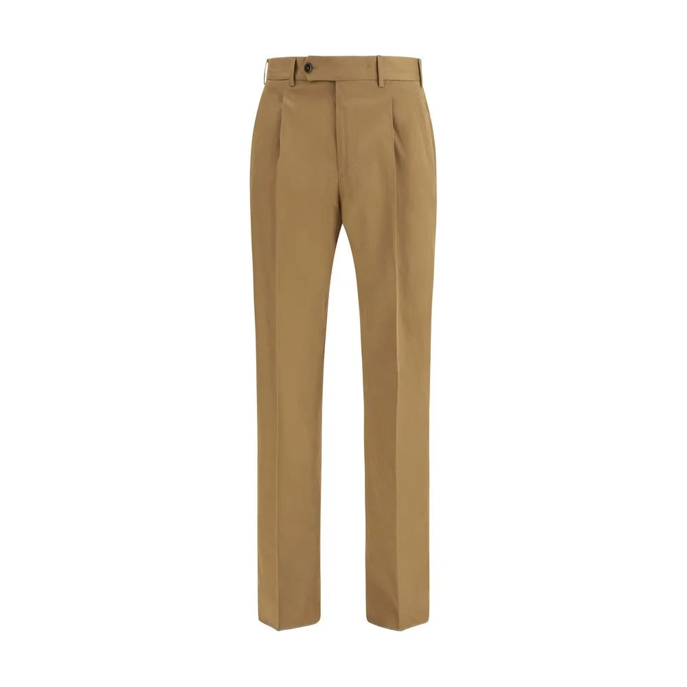PT Torino Braune Baumwoll-Chinos