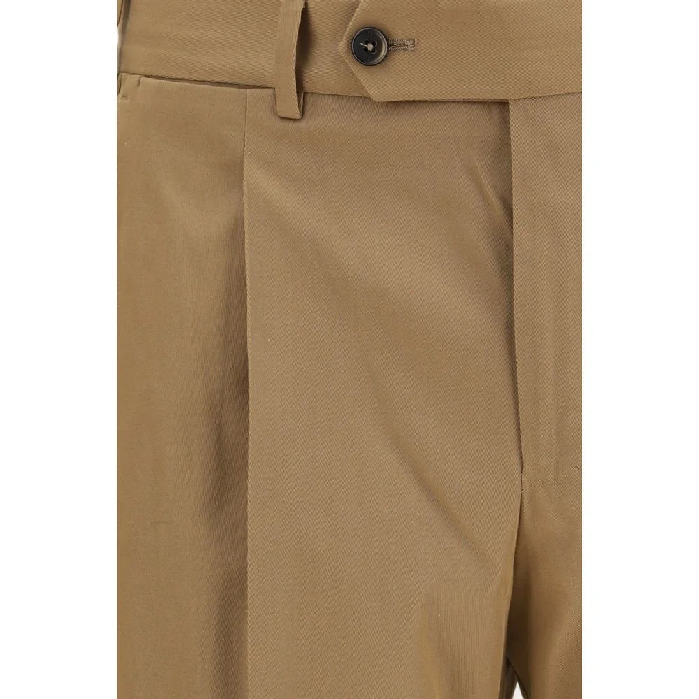 PT Torino Braune Baumwoll-Chinos