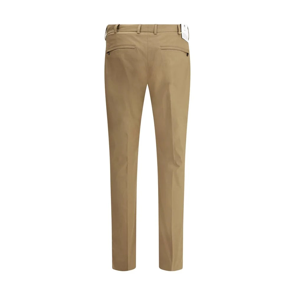 PT Torino Brown Cotton Casual Pants - IT46 | S